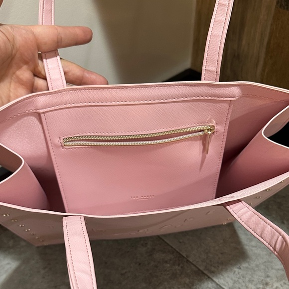 Ted Baker Light Pink Studded Tote - Picture 6 of 7
